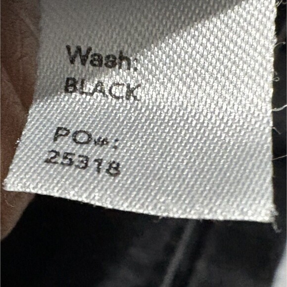 REFORMATION Liza Ultra High Rise Jeans Womens Black Straight Leg Stretch Sz 25 - Picture 9 of 11